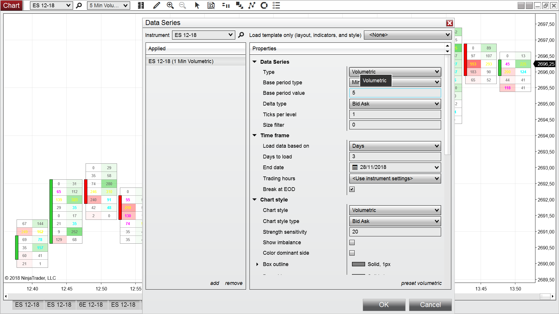 Order Flow NinjaTrader